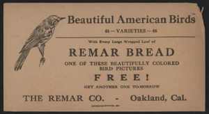 Años 40 (?) Juego de tarjetas REMAR Bread desconocido no deportivas Envlpe - Imagen 1 de 1