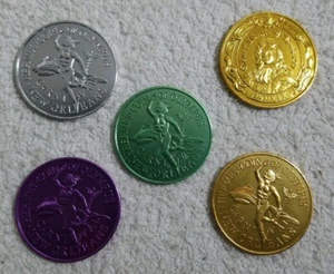 5- 2019 Krewe of Hermes Mardi Gras Doubloons - Imagen 1 de 3