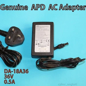 Original APD (Asian Power Supply) 36A 0.5A 18W DA-18A36 AC Adapter w/ UK Lead - Picture 1 of 3
