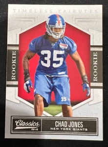 CHAD JONES Giants 2010 Panini Classics Timeless Tributes Silver #119 RC #057/100 - Picture 1 of 1