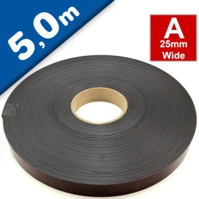Magnetband Magnetstreifen selbstklebend 1,5mm x 25,4mm x  5m, Typ A - Bild 1 von 4