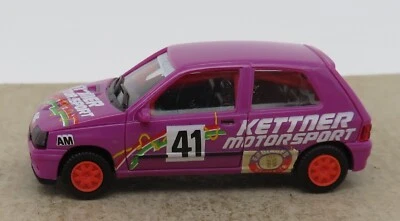 rare HERPA HO 1/87 RENAULT CLIO 16 V CUP Kettner Motorsport #41 #181396 no box - Photo 1/4