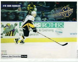 8,5""x11"" Foto von Norfolk Admiralen #16 Igor Radulov Hockey M209 - Bild 1 von 1