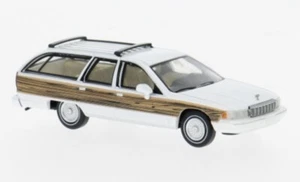 PCX87 1/87 HO 1991 Chevrolet Caprice Station Wagon B-Body White Woodie - Picture 1 of 1