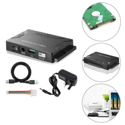 Universal USB 3.0 IDE SATA Adapter External Hard Drive HDD SSD Converter Tool UK - Image 1 of 4