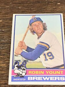 1976 TOPPS ROBIN YOUNT #316 BREWERS EX-MT OR BETTER