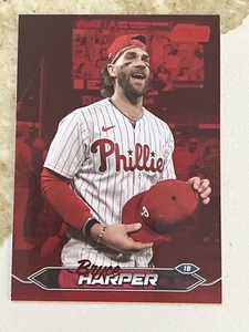 Bryce Harper Philadelphia Phillies 2024 Topps Stadium Club Red Foil #291 - Picture 1 of 2