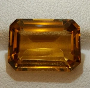 Top grade Citrine gemstone - faceted natural golden Quartz 8.05 CTS - Picture 1 of 13