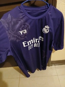 Real Madrid Y3 purple jersey 2023-24 season size XL #5 Jude Bellingham replica - Picture 1 of 3