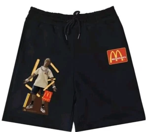 *NUEVO* Pantalones Cortos Travis Scott 'Cactus Jack' McDonald's (Negro) (S-XXL) - Imagen 1 de 2