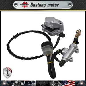 Hydraulic Rear Disc Brake Caliper System /Pads For Quad Dirt Bike ATV  250cc - Foto 1 di 9