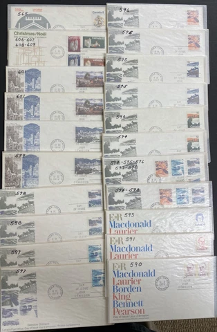 Collection of over 290 Canada First Day covers & Postal History, Stamps Cover