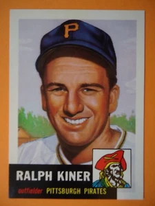 MLB 191 Ralph Kiner Pittsburgh Pirates Baseball Topps Archives - Picture 1 of 1