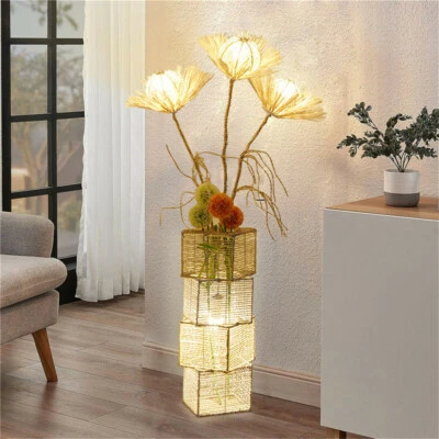 Creative Floor Lamp LED Flower Vertical Standing Light Night Light Living Room - Image 1 of 4