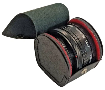 SAKAR 2X TELE CONVERTIDOR PARA CANON FD con tapa y estuche Foto 1 de 4