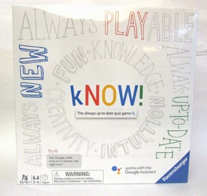 Ravensburger The Google Assistant Board Game kNOW! Always Up-to-Date Quiz NEW - Picture 1 of 8