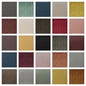 Iliv Azurite Plain Velour Chenille Curtain Upholstery Fabric Material 152cm wide - Picture 1 of 61