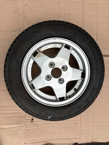 SKODA FAVORITE 1 X 13" ALLOY WHEEL & TYRE IN VGC GENUINE SKODA PART - Picture 1 of 5