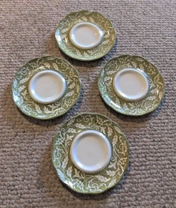 J&G Meakin England Sterling Renaissance Teetasse Untertassen Eisenstein grün - Bild 1 von 3