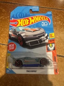 Hot Wheels 2018 Muscle Mania Track Ripper #155 Argento - Foto 1 di 1