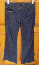 Chip & Pepper Ladies Size W29 L30 Petite Low Rise Wide Leg Trouser Blue Jeans