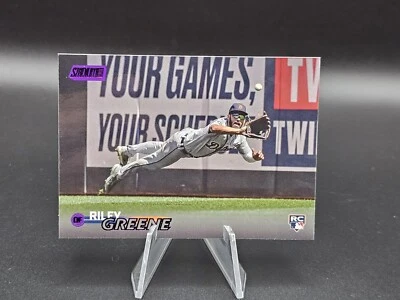 Riley Greene Rookie /75 - 2023 Topps Stadium Club, Purple Foil #3 - Image 1 of 2