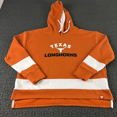 Texas Longhorns Hoodie Mens XL Orange Pullover Sweatshirt Fanatics NCAA Cover