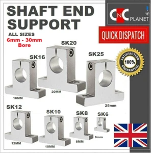 SK8 SK10 SK12 SK16 SK20 8 10 12 16 20 mm Bohrung LINEARWELLE STÜTZHALTERUNG HALTERUNG - Bild 1 von 12