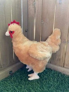 12" Stuffed Realistic Chicken Plush Toy - Picture 1 of 2