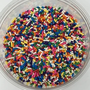 Sprinkles Carnival Mix Multicolor Jimmies Topping 1 pound colored sprinkles - Picture 1 of 1
