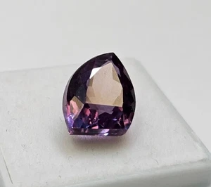 Excelente piedra preciosa natural suelta certificada de zafiro rosa púrpura corte elegante de 6+ quilates - Imagen 1 de 9