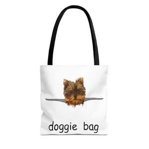 Humorous Teacup Yorkie Doggie Bag Tote | Gift for Yorkie Lovers - Picture 1 of 49