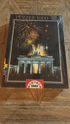 EDUCA Neon Series  1000 Pcs 10688 BRANDENBURG GATE BERLIN GERMANY.SEALED/NEW - Image 1 of 4