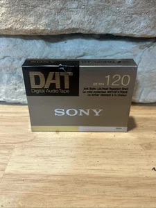 Genuine Sony Made In Japan Vintage DT-120RA DAT Digital Audio Tape Cassette 120 - Picture 1 of 4