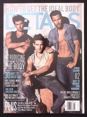 DETAILS MAGAZINE MARCH 2011 30 DAYS TO GREAT ABS SPRING FASHION  B2121 - Image 1 of 4