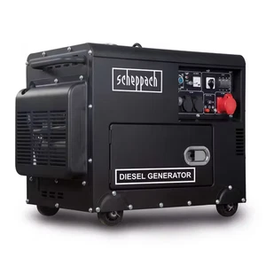 Scheppach Diesel Stromerzeuger | DPG5200-BE | 7,7PS | 5000W | Elektrostart - Bild 1 von 12