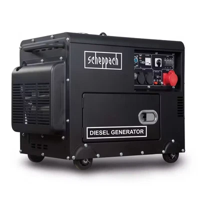 Scheppach Diesel Stromerzeuger | DPG5200-BE | 7,7PS | 5000W | Elektrostart - Bild 1 von 4