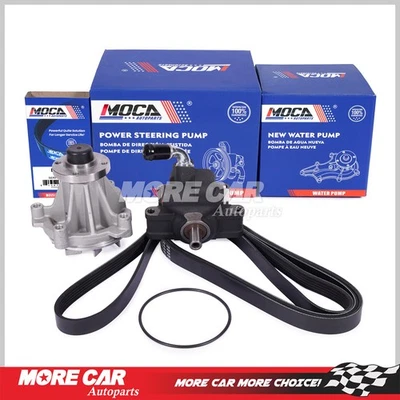 Bomba de agua de dirección asistida con correa para Ford Explorer Mountaineer 2006-2010 4,6 L Foto 1 de 4