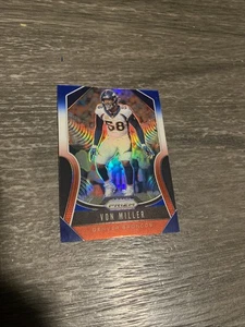 2019 Panini Prizm Von Miller Red White & Blue Prizm Refractor #206 - Picture 1 of 2