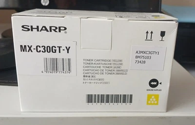 Sharp MX-C30GT-Y Toner Cartridge Yellow - New - Image 1 of 4
