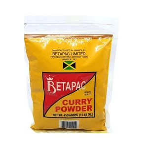 Betapac Curry Jamaicano Polvo 450g Paquete Único, Cocina Jamaicana Esencial - Imagen 1 de 1