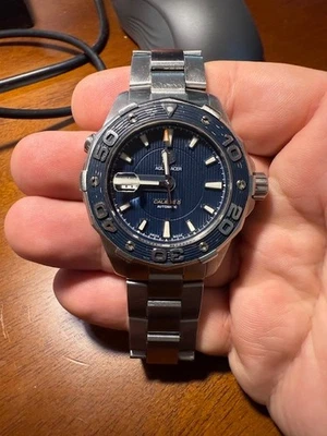 Pulsera TAG HEUER AQUARACER Calibre 5 500m Buceo Suiza Automático 43mm, Azul Foto 1 de 4