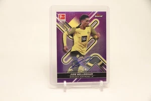 2021-22 Topps Bundesliga Finest Jude Bellingham Purple Refractor Auto /99 - Picture 1 of 2