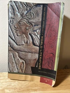 Early Trade PB The Norton Anthology of World Literature! To A.D. 100 Volume A - Picture 1 of 8