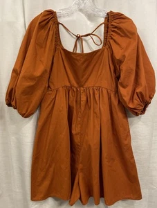 Abercrombie And Fitch Damen Größe Small Puffärmel Flirty Strampler Party Strand BBQ - Bild 1 von 15