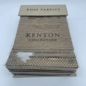 Ross Fabrics Kenton Collection Fabric Sample Book 45 Swatches Craft Chenille - Picture 1 of 24