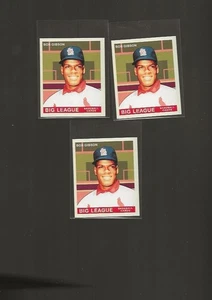 Lote de 3 tarjetas UD GOUDEY BOB GIBSON MINI #212 2007 - Imagen 1 de 1