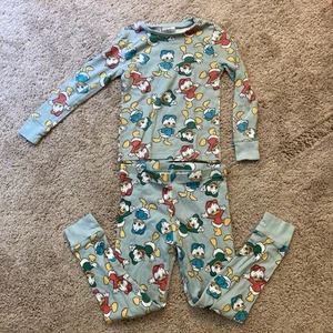 H & M BOYS SLEEPWEAR Full Sleeve T-Shirt And Pajama Size 7Y Disney Characters - Picture 1 of 12