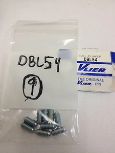 DBL54 Vlier Steel Body Nylon Ball Plungers (Lot of 9 pieces) - Picture 1 of 2