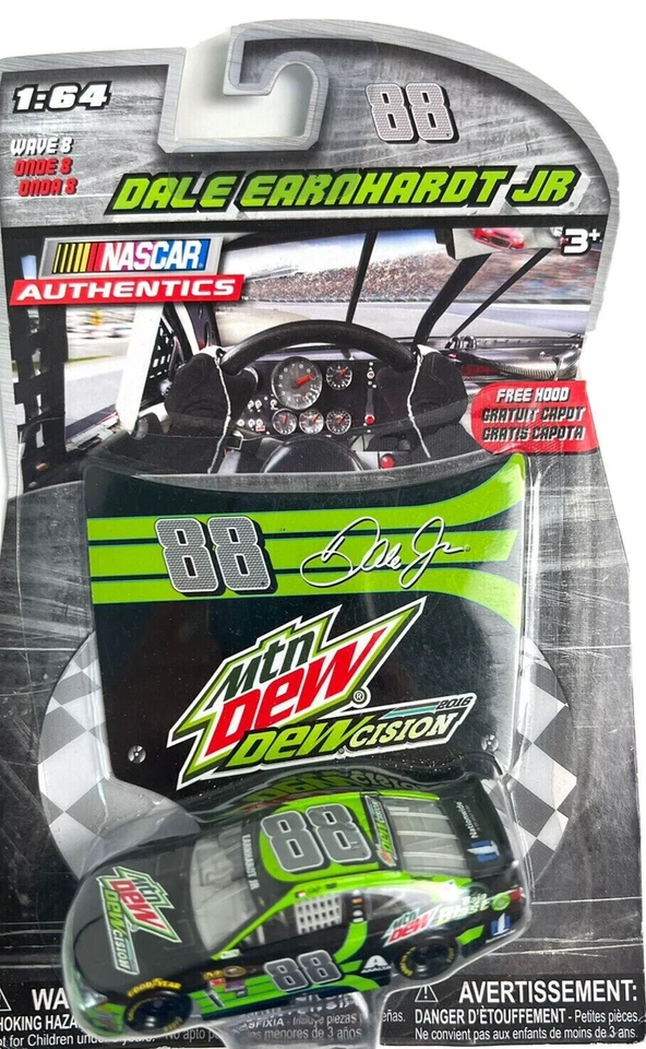 2016 NASCAR Authentics Dale Earnhardt Jr #88 MTN Dew Dewcision Chevy SS 1 64